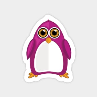 Violet Penguin Sticker